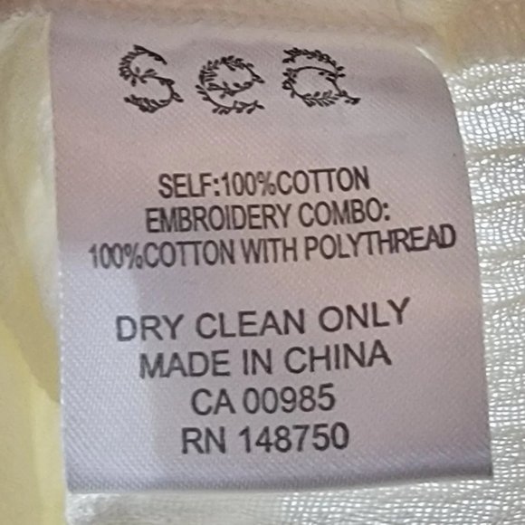 Sea NYC Frida Embellished Top, ivory Size 8 NWOT - Picture 7 of 7